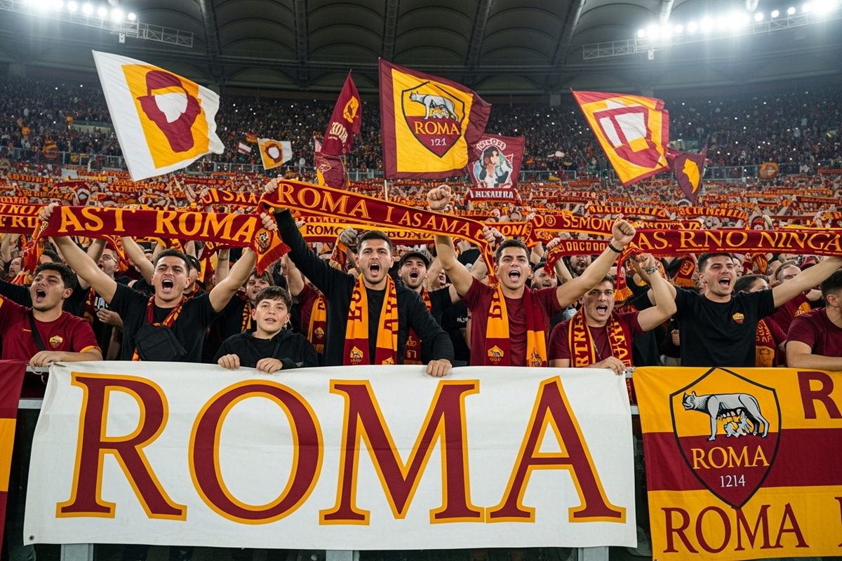 Les supporteurs de l’AS Roma