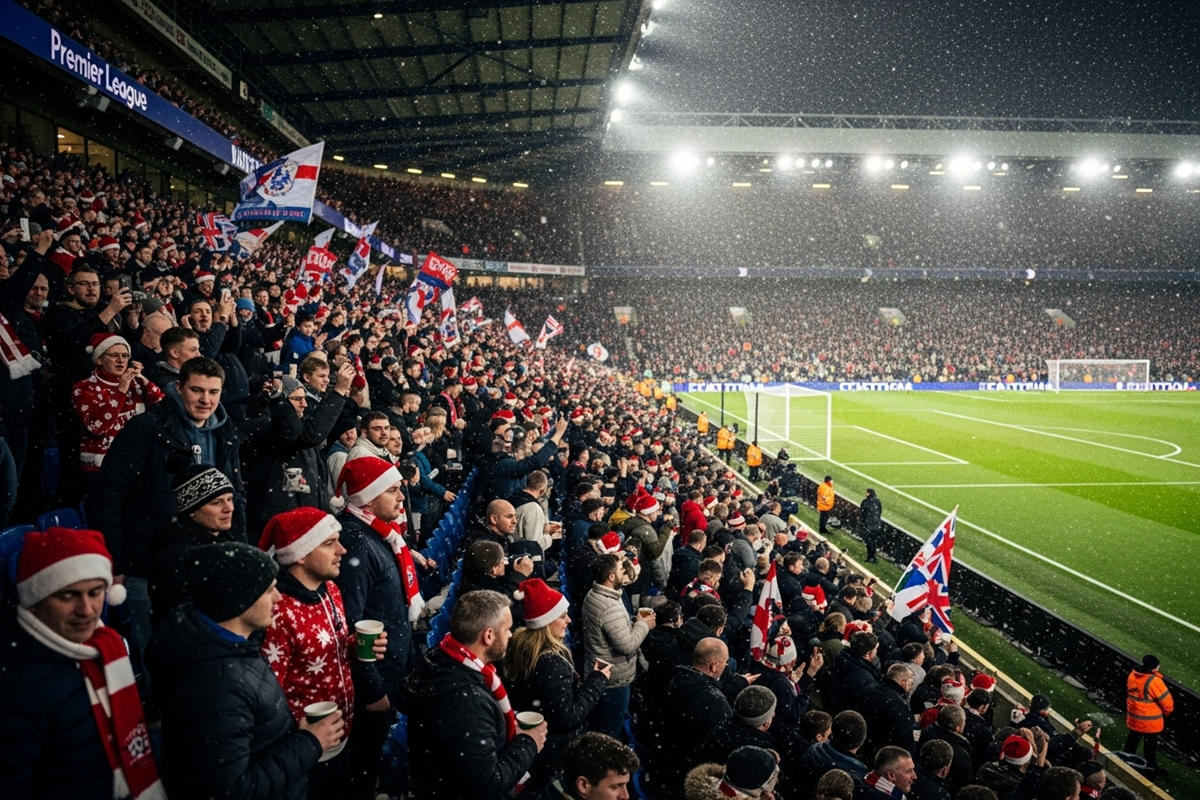 Supporteurs lors du Boxing Day