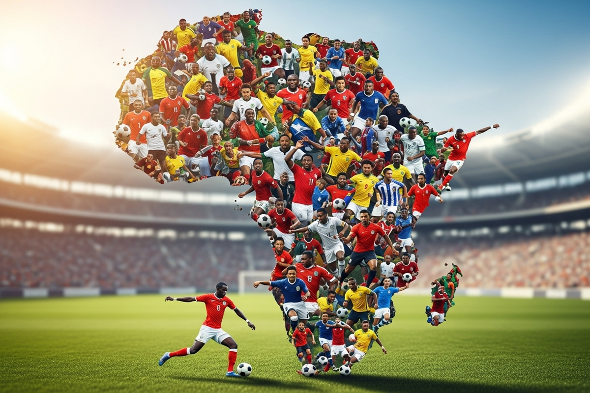Continent Afrique et football