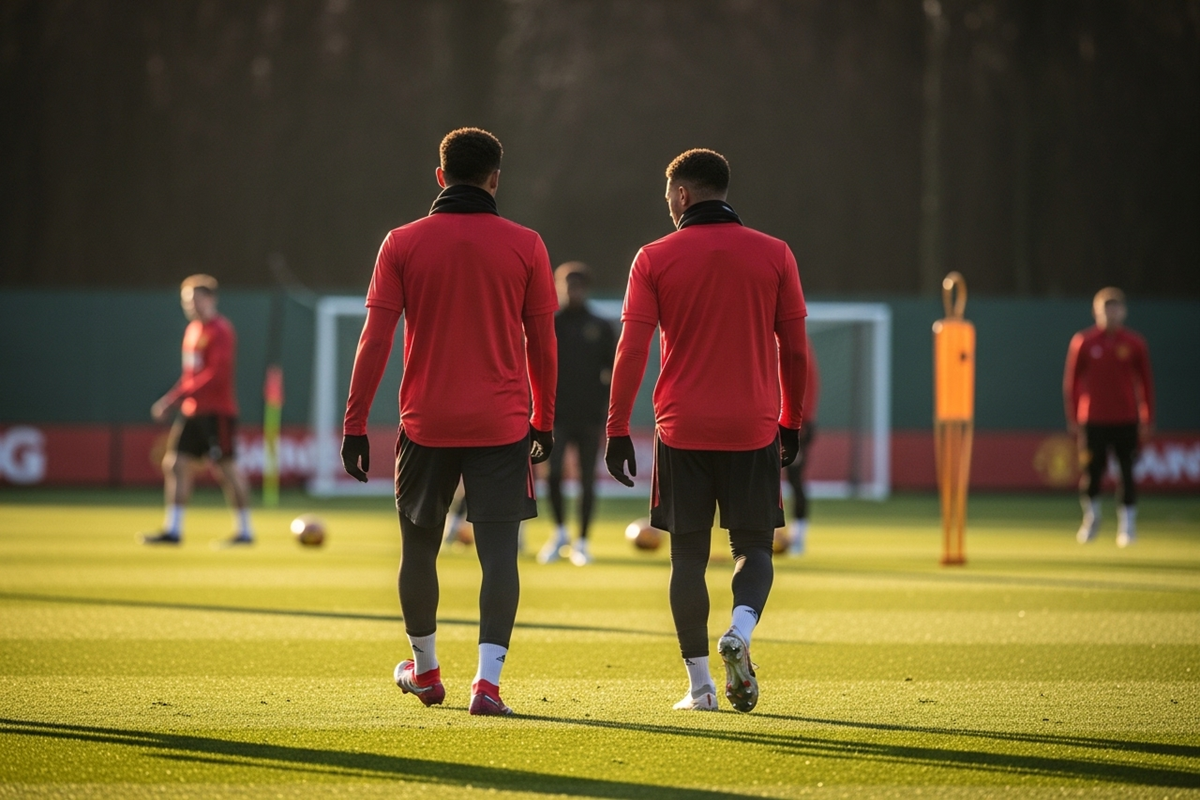 Deux joueurs de football