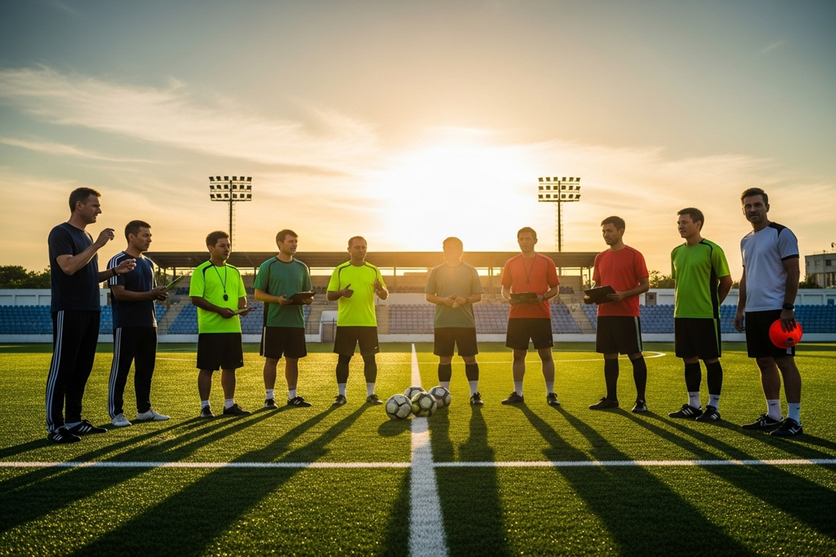 Plusieurs entraîneurs de football