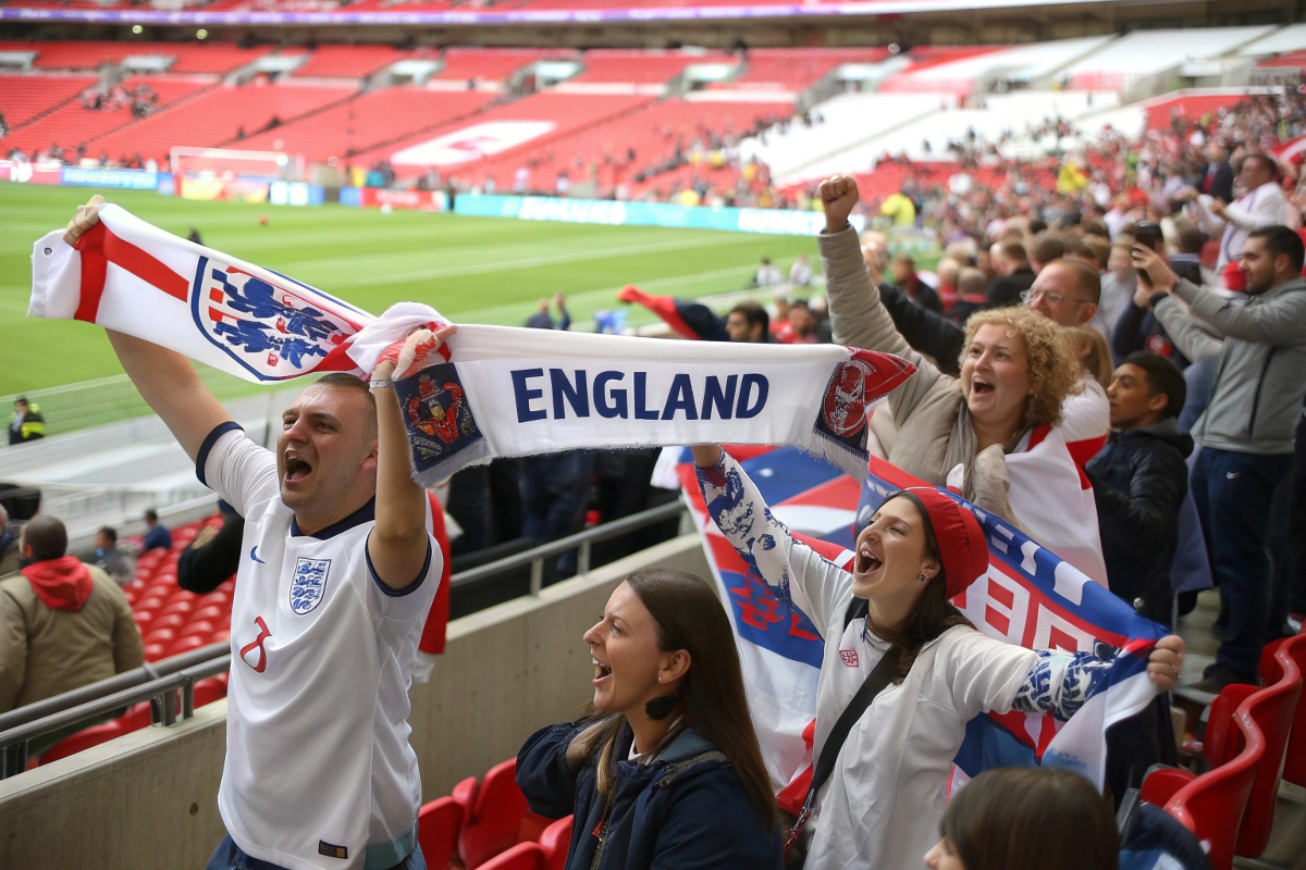 Les fans de la sélection d’Angleterre