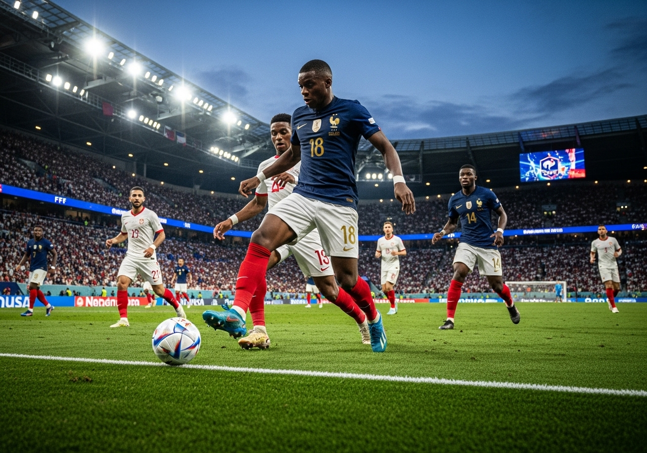 Match de football de l’équipe de France