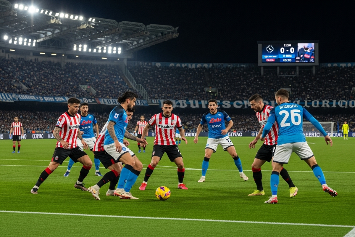 Match de football de Naples en Serie A