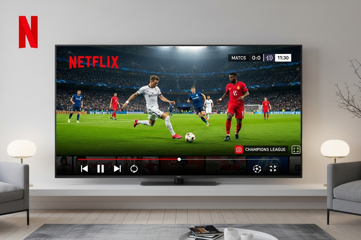 Football sur la plateforme de Netflix