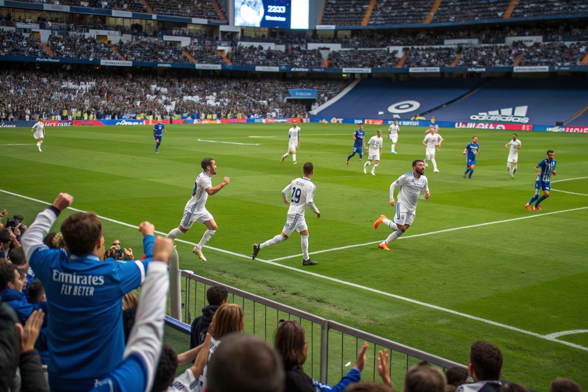 Un match de foot du Real Madrid