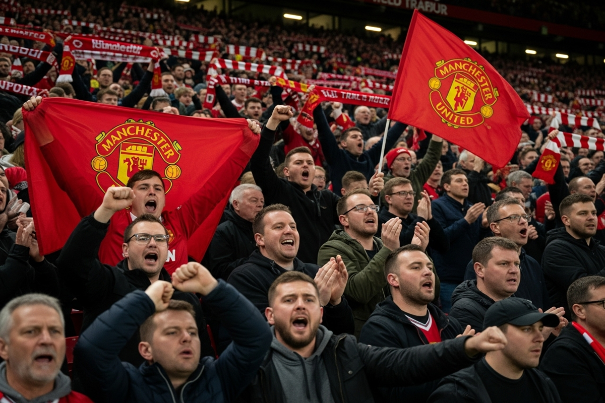 Supporteurs de Manchester United 